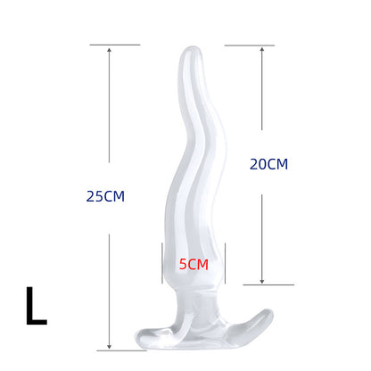 ANAL DILDO 13 INCH TRANSPARENT