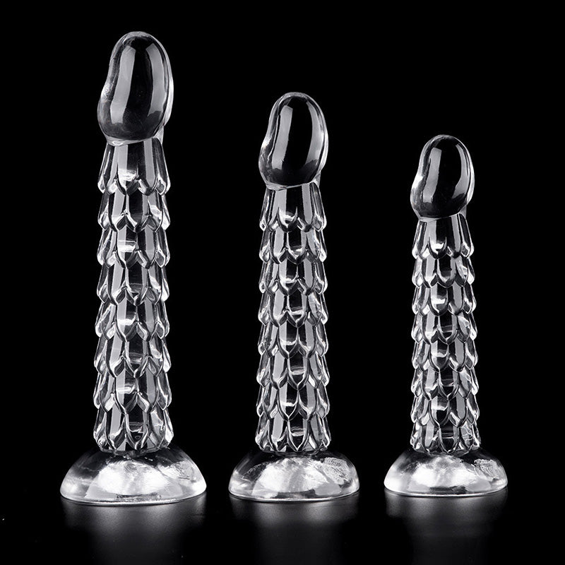 ANAL DILDO TRANSPARENT 9 INCH