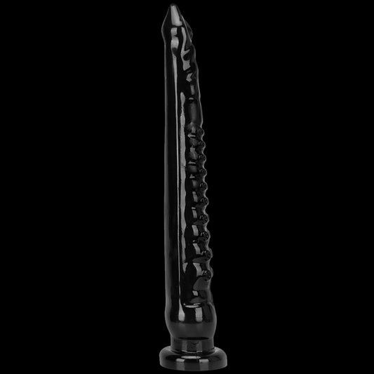 HUGE ANAL DILDO PVC LONG 23 INCH BLACK