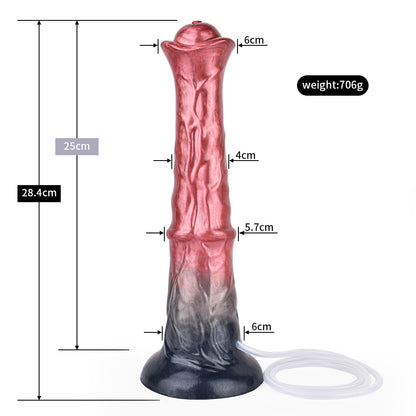 DILDO SQUIRTING HORSE 11 POUCES SILICONE LONG