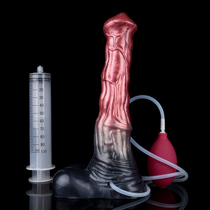 Gode ​​gicleur monstre de 11 pouces en silicone