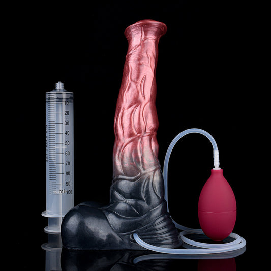 DILDO GICLEUR CHEVAL 12 POUCES SILICONE LONG