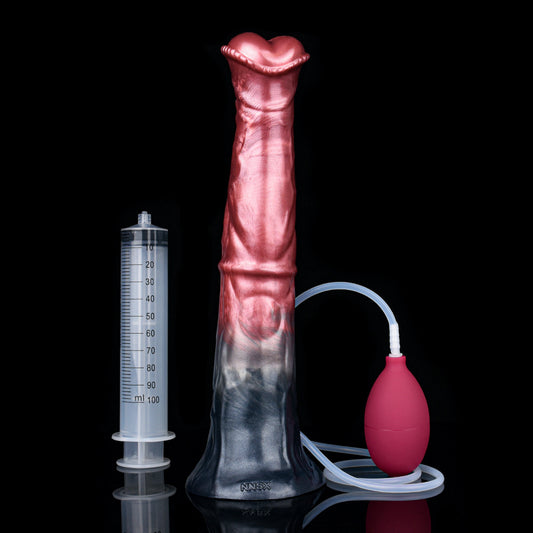 DILDO ÉJACULATEUR ÉNORME CHEVAL 12 POUCES SILICONE