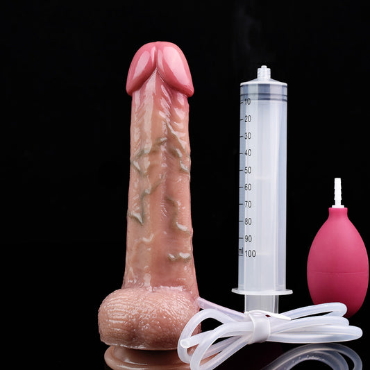 SQUIRTING DILDO REALISTIC 7 INCH SILICONE P3