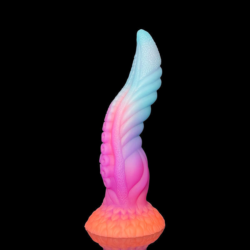 DILDO MONSTRE TENTACULE EN SILICONE 10 POUCES LUMINEUX