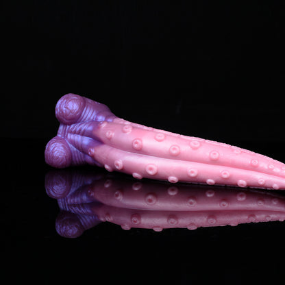 TENTACLE DILDO HUGE SILICONE 11 INCH PINK
