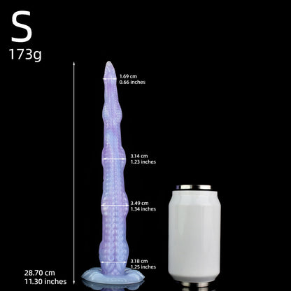 TENTACLE DILDO HUGE SILICONE 21 INCH PURPLE