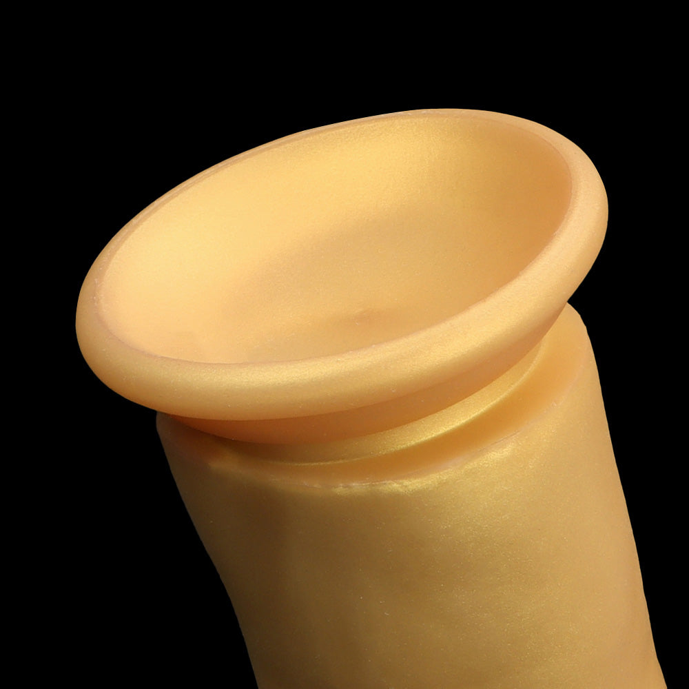 TORSE DILDO ÉNORME ANAL SILICONE 11 POUCES OR