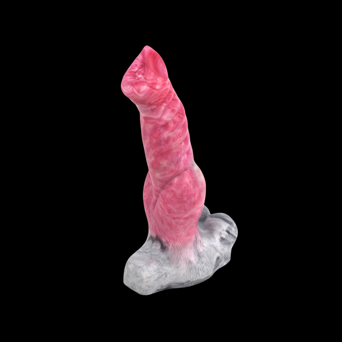 HORSE DILDO ANAL SILICONE 10 INCH BLACK PINK