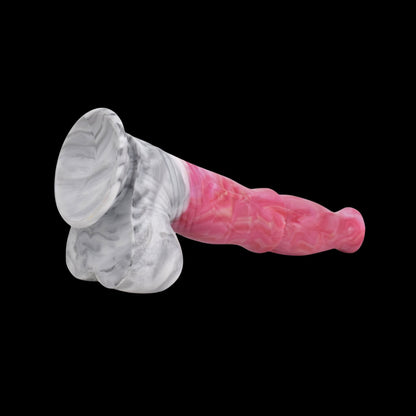 Gode ​​cheval en silicone 22,9 cm avec ventouse fantaisie