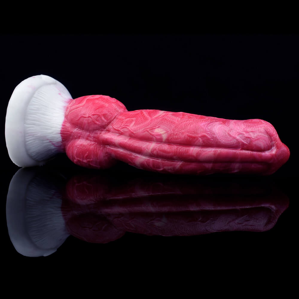 KONTTED DILDO HORSE FANTASY SILICONE 7 INCH RED