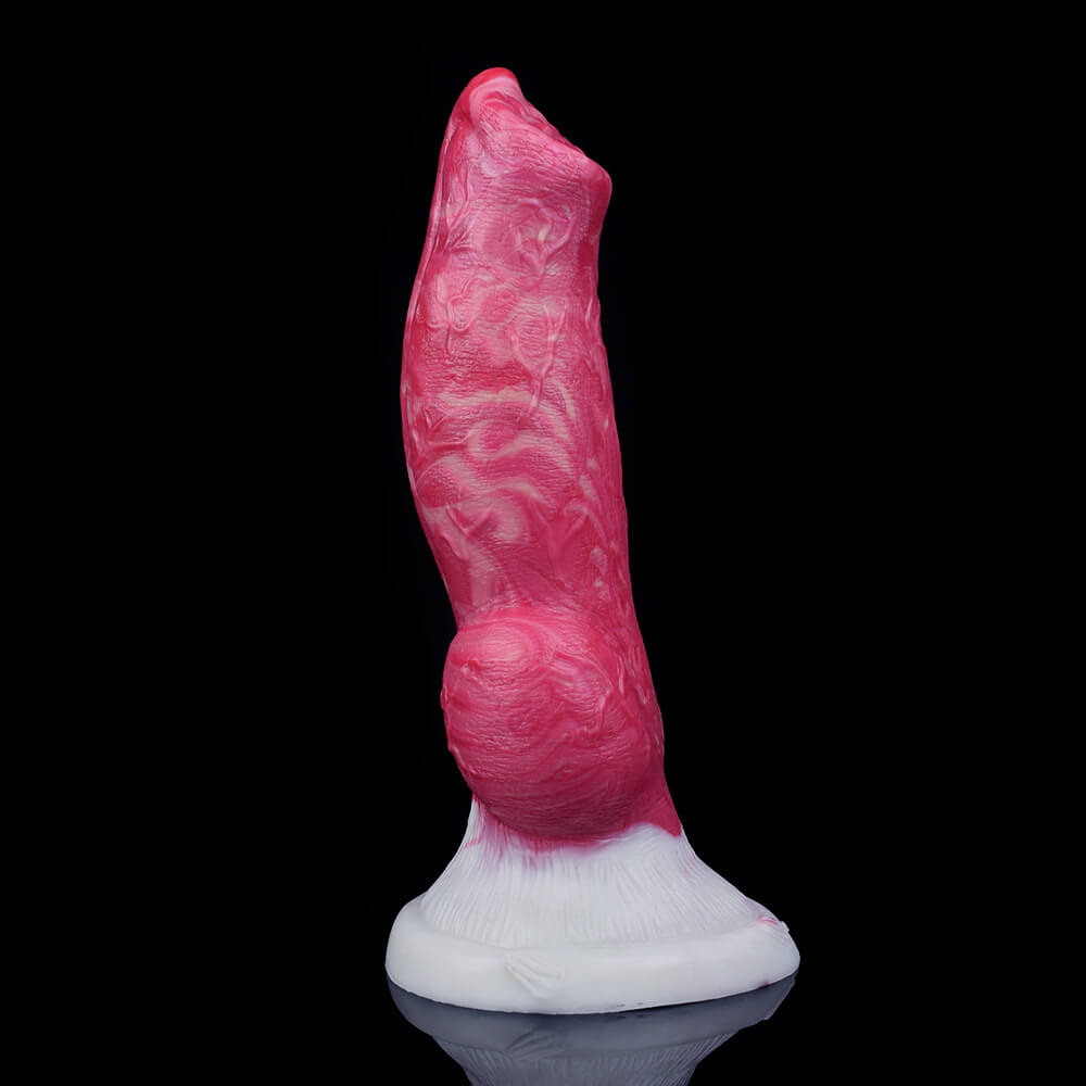 KONTTED DILDO HORSE FANTASY SILICONE 7 INCH RED