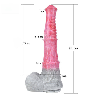 DILDO CHEVAL SILICONE 9 POUCES FANTASY