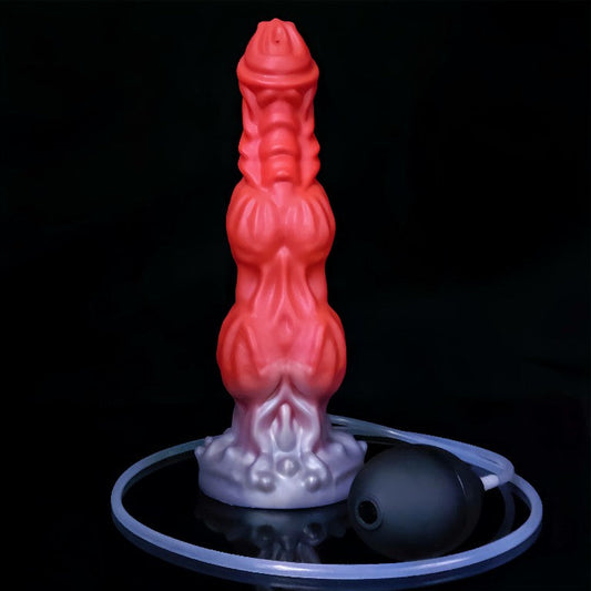 SQUIRTING DILDO DRAGON  EJACUL SILICONE 9 INCH MONSTER