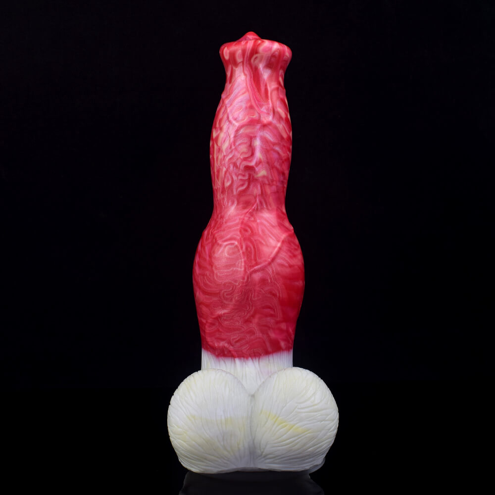 a pink dog dildo