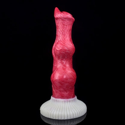 a pink dog dildo