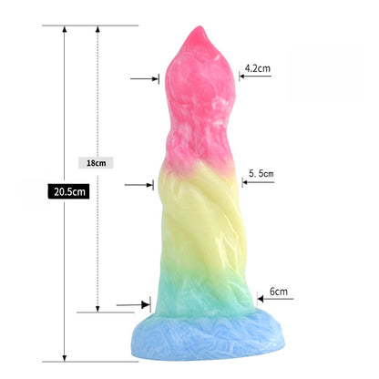 a colorful dildo