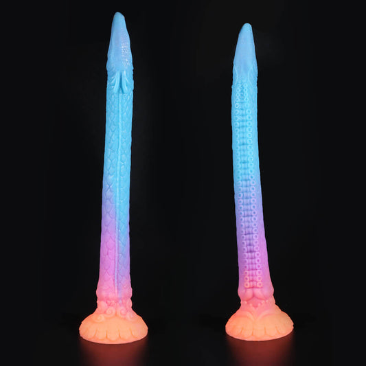 TENTACLE DILDO MONSTER SILICONE 18 INCH GLOW IN THE DARK