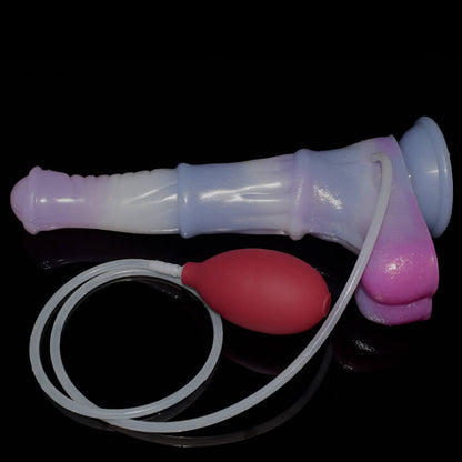 DILDO ÉJACULATEUR CHEVAL SILICONE 9 POUCES