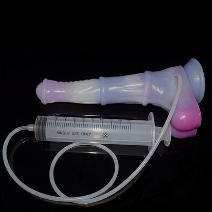 DILDO ÉJACULATEUR CHEVAL SILICONE 9 POUCES