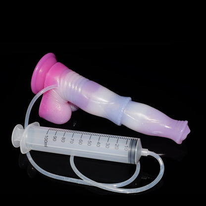 DILDO ÉJACULATEUR CHEVAL SILICONE 9 POUCES