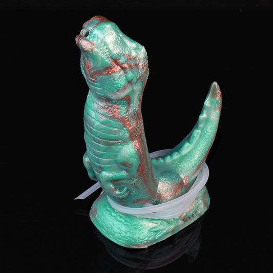 DILDO FANTASY SILICONE 8 POUCES GREENER