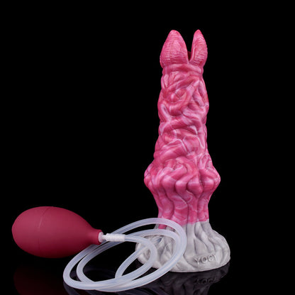 Gode ​​gicleur monstre en silicone de 20,3 cm, rose