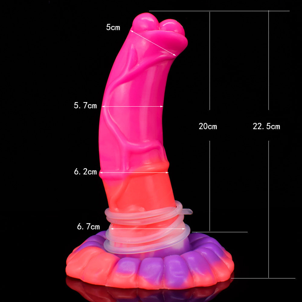 DILDO SQUIRTING CHEVAL ÉJACULANT 9 POUCES ROSE