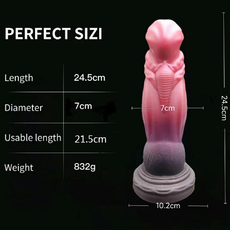 MONSTER DILDO FANTASY KNOTTED 10 INCH