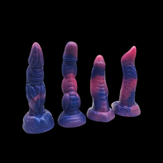 MONSTER DILDO KNOTTED SILICONE 8 INCH ANIMAL