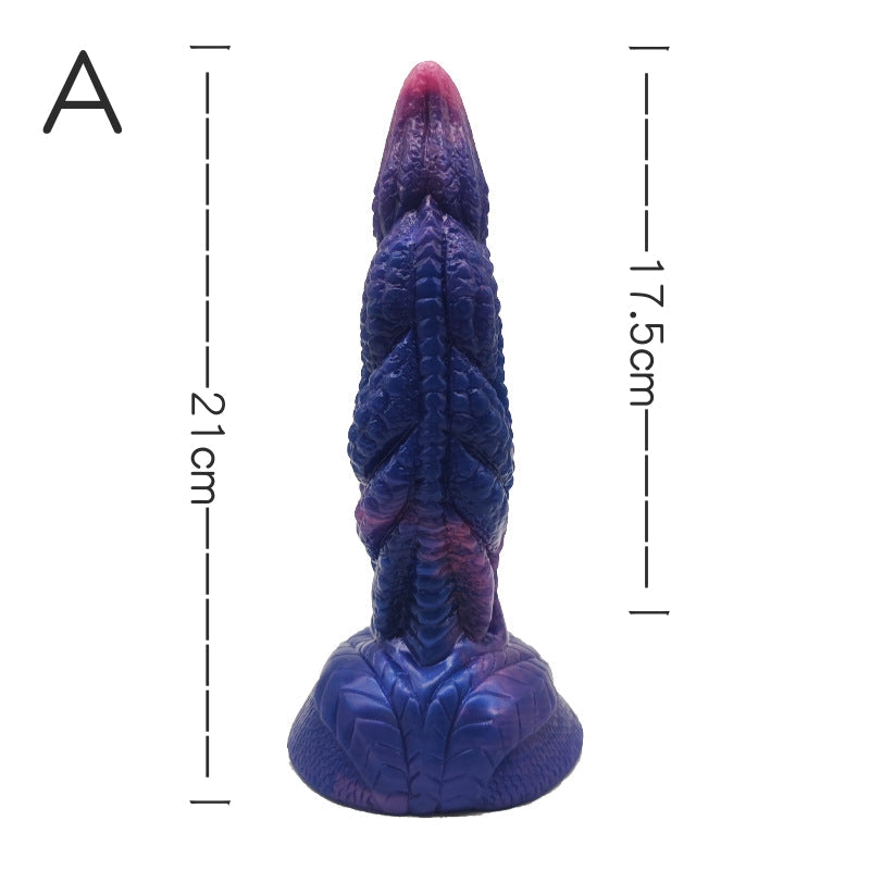 MONSTER DILDO KNOTTED SILICONE 8 INCH ANIMAL