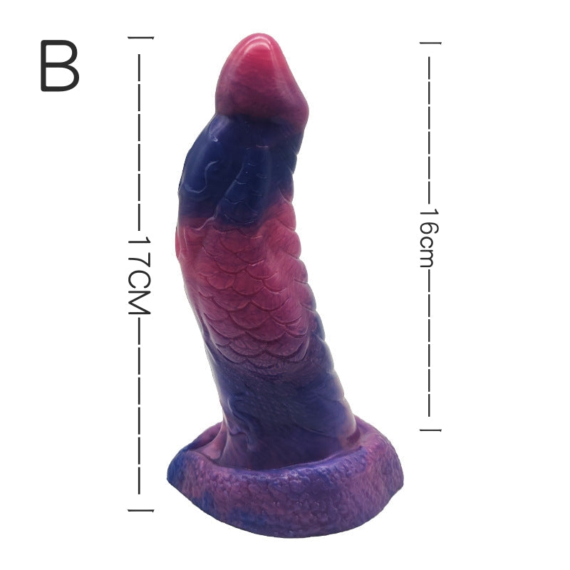 MONSTER DILDO KNOTTED SILICONE 8 INCH ANIMAL