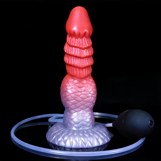 DILDO SQUIRTING EJACUL SILICONE 8 POUCES