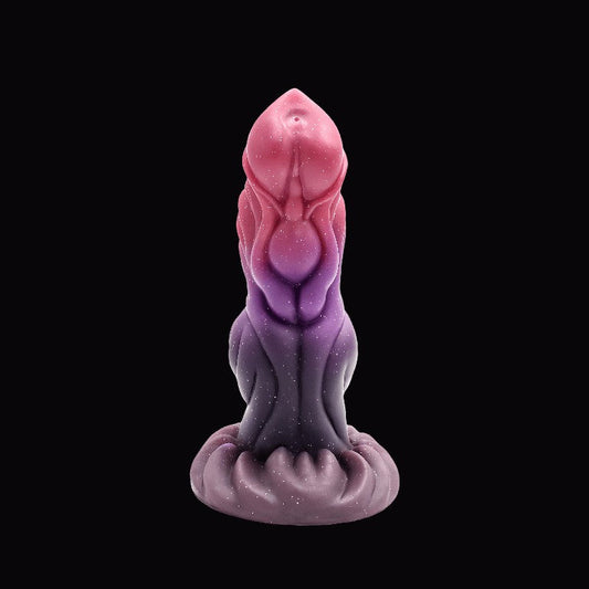 MONSTER DILDO KNOTTED SILICONE 8 INCH