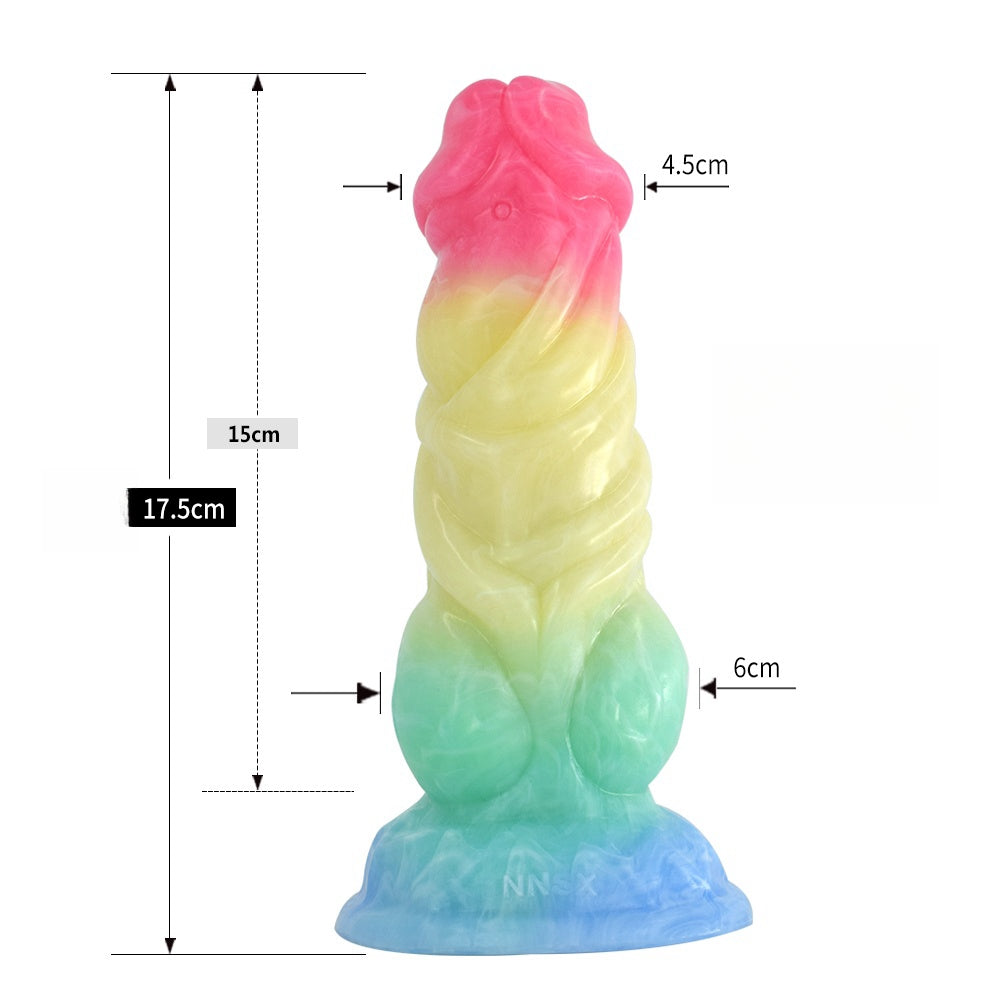 a colorful dildo