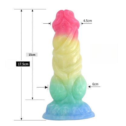 a colorful dildo