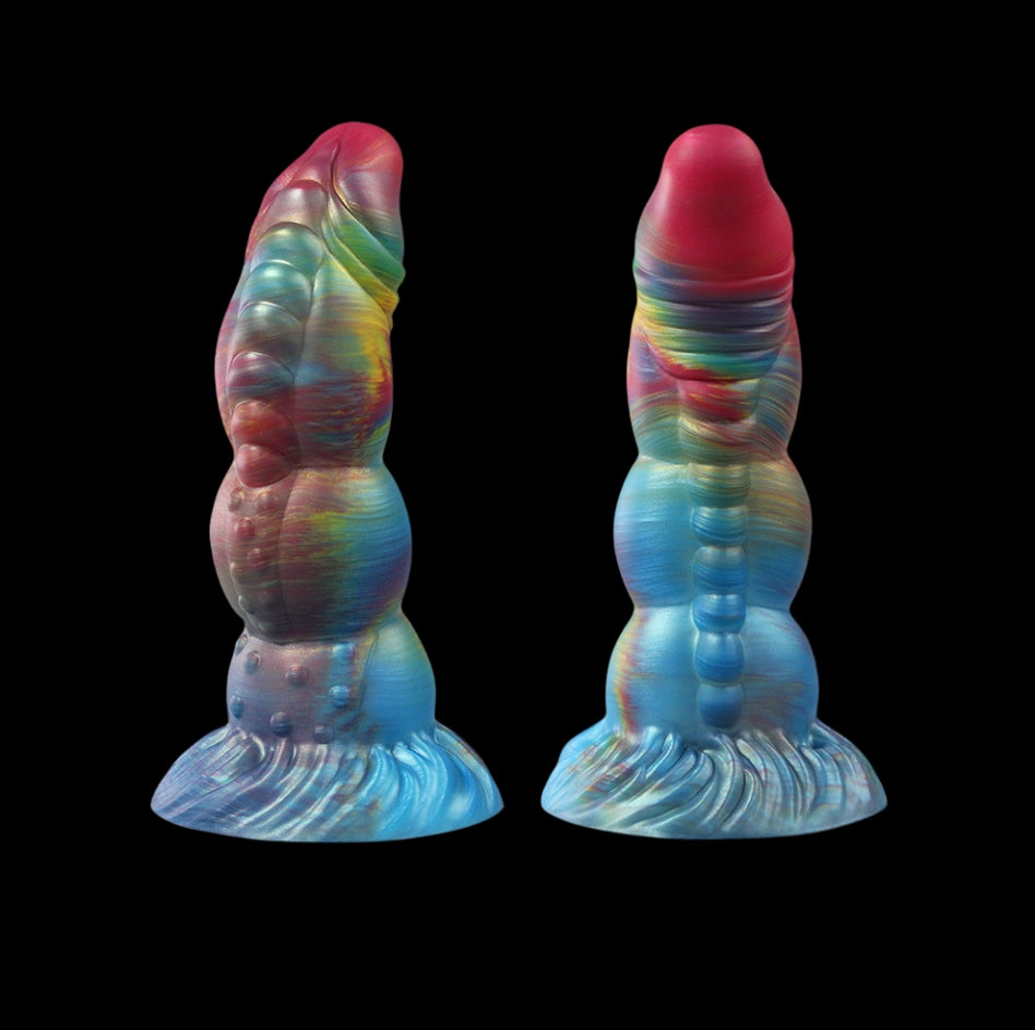 Gode ​​Monstre en Silicone Noué 7 pouces