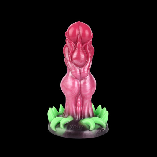 Gode ​​Monstre Noué En Silicone 7 Pouces Rose