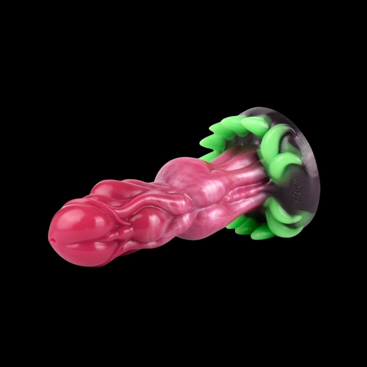 MONSTER DILDO KNOTTED SILICONE 7 INCH PINK