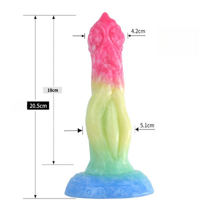 a colorful dildo