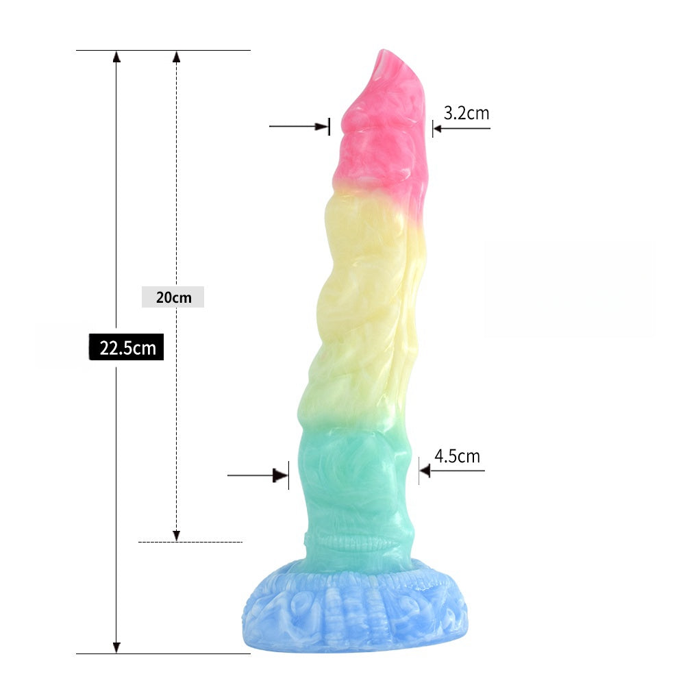 a colorful dildo