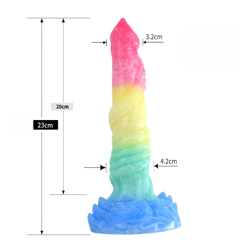 a colorful dildo