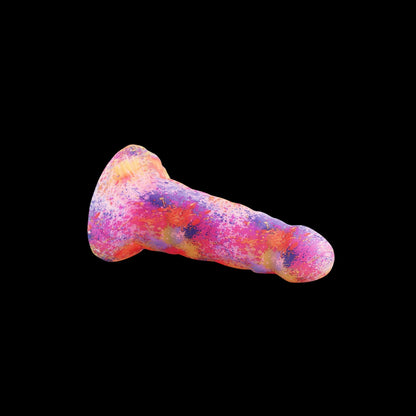 MONSTER DILDO KNOTTED SILICONE 7 INCH GLOW IN THE DARK