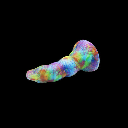 KNOTTED DILDO MONSTER SILICONE 7 INCH GLOW IN THE DARK