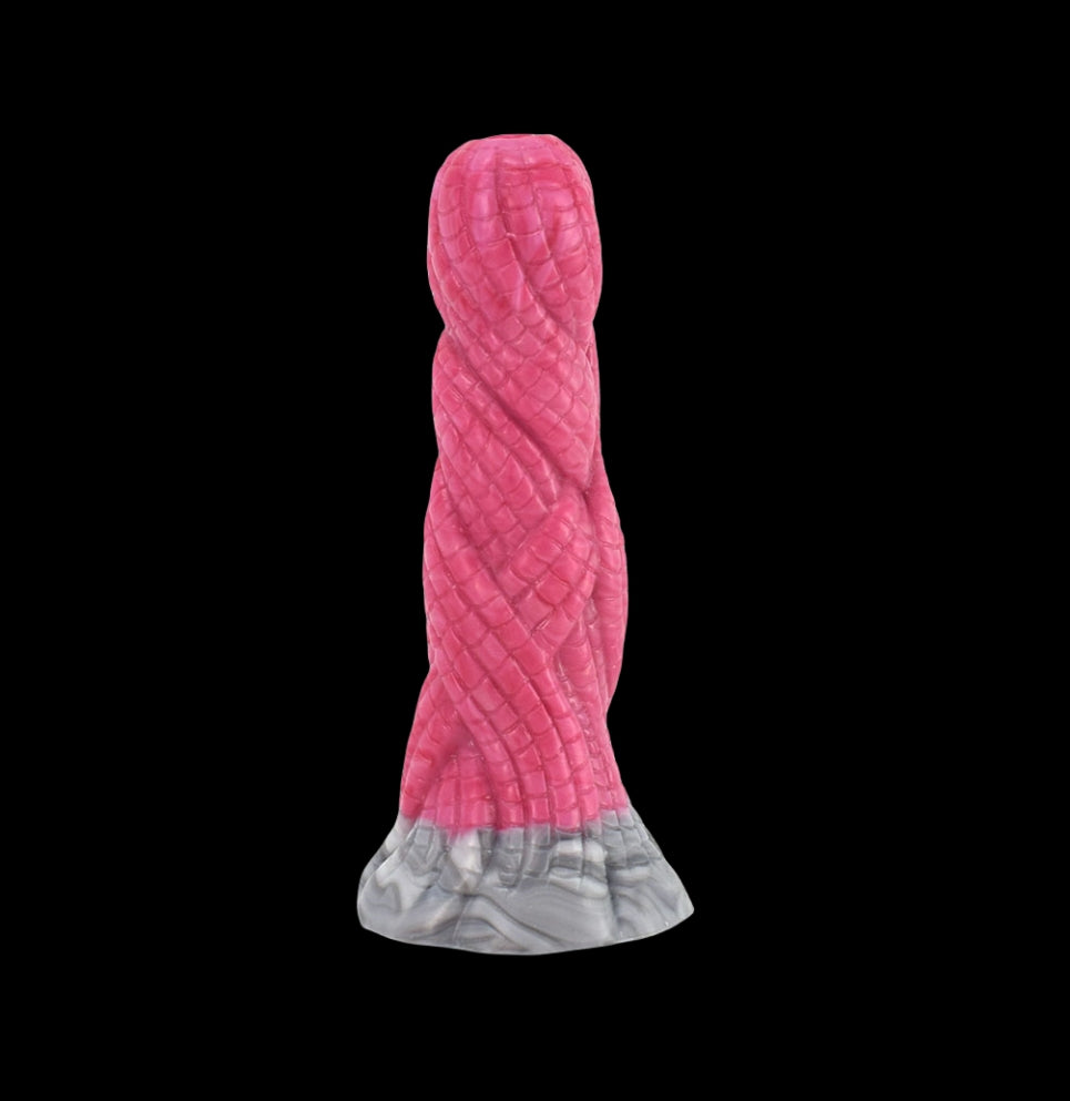 DILDO NOUÉ FANTSY SILICONE 5 POUCES ROSE