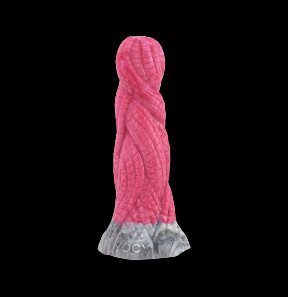 DILDO NOUÉ FANTSY SILICONE 5 POUCES ROSE