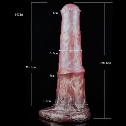 HUGE  HORSE DILDO ANAL SILICONE 11 INCH