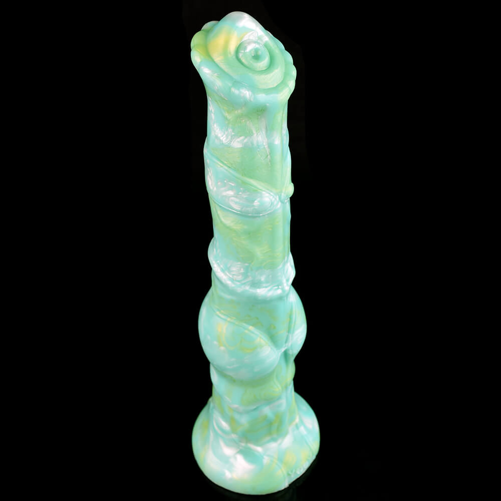 DILDO CHEVAL GÉANT EN SILICONE 12 POUCES VERT