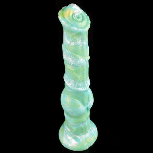 HORSE DILDO GIANT SILICONE 12 INCH GREEN
