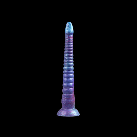 ÉNORME GODE BRILLANT DANS LE NOIR SILICONE 21 POUCES VIOLET